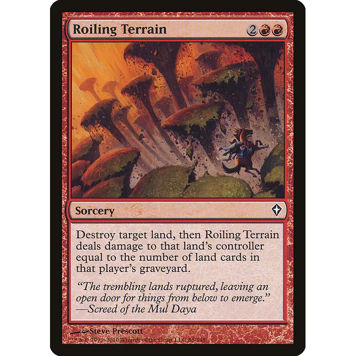 Roiling Terrain | Español | NM | WWK 1