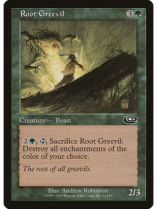 Root Greevil (Retro Frame) | Español | NM | PLS