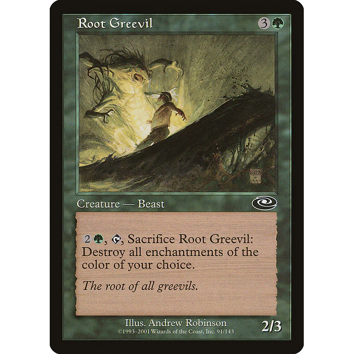 Root Greevil (Retro Frame) | Español | NM | PLS 1