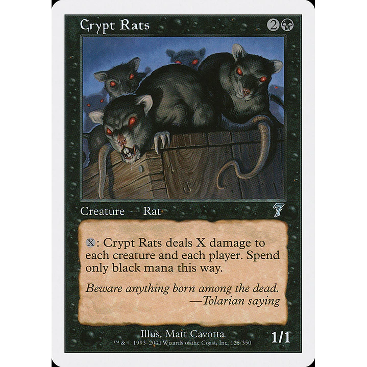 Crypt Rats (Retro Frame) | Español | NM | 7ED 1