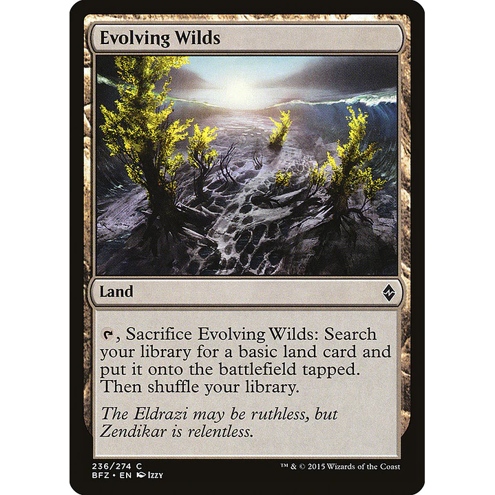 Evolving Wilds | Español | NM | BFZ 1
