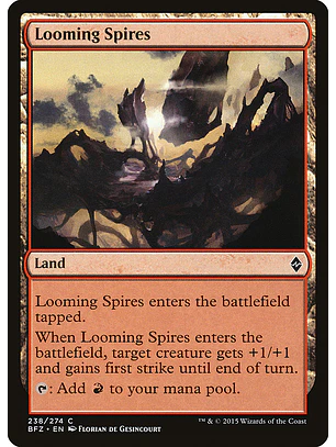 Looming Spires | Español | NM | BFZ