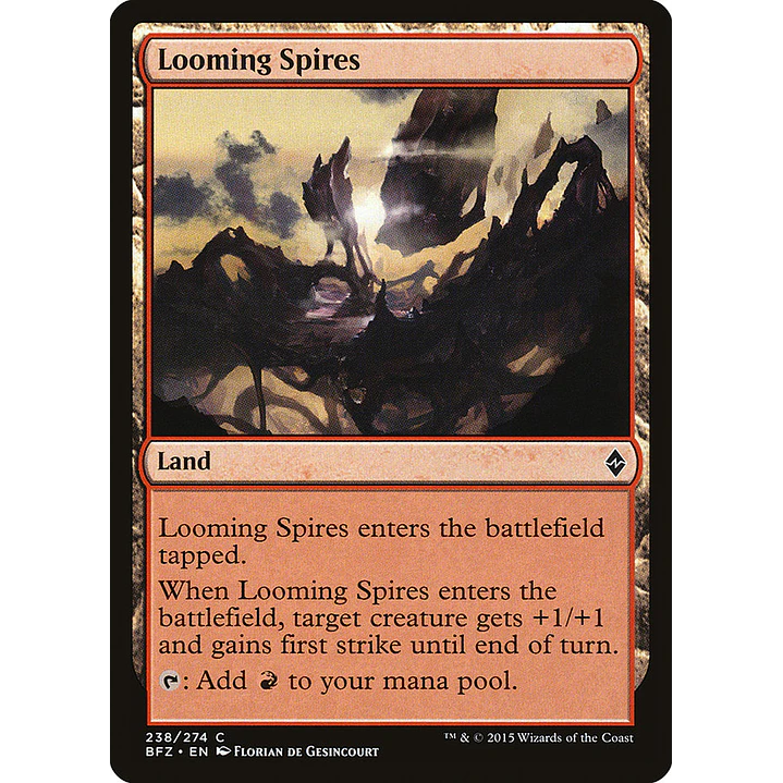 Looming Spires | Español | NM | BFZ 1