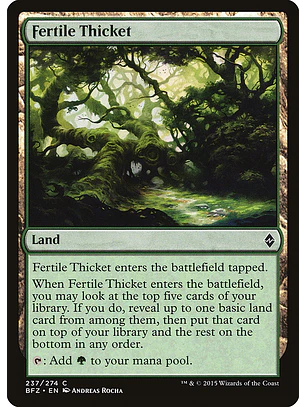 Fertile Thicket | Español | NM | BFZ