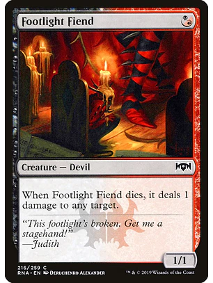 Footlight Fiend | Inglés | NM | RNA