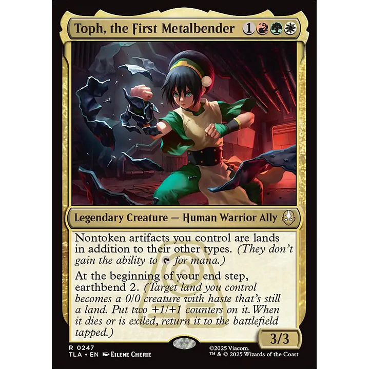 Toph, the First Metalbender (foil) | Inglés | NM | TLA 1