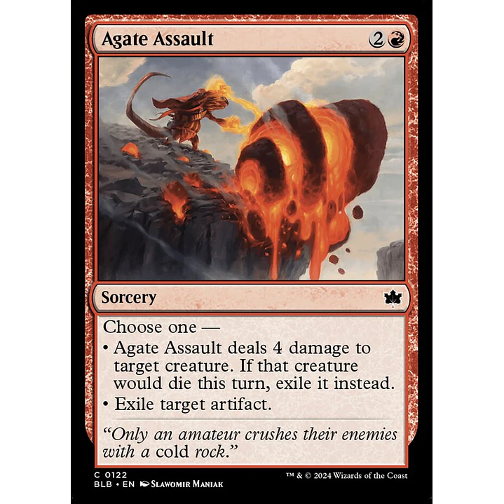 Agate Assault | Inglés | NM | BLB 1