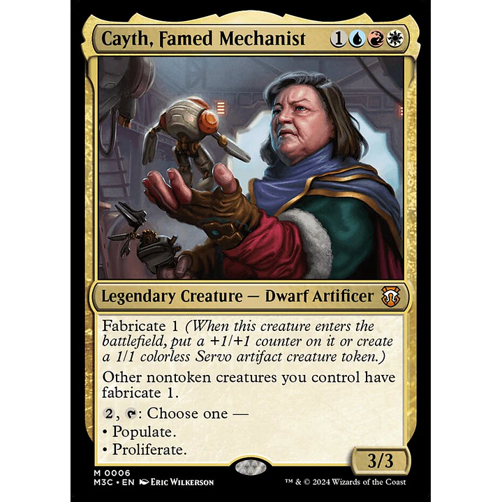 Cayth, Famed Mechanist | Español | NM | M3C 1
