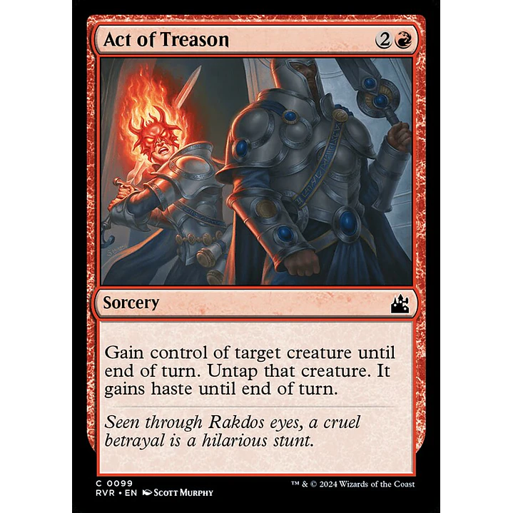 Act of Treason | Inglés | NM | RVR 1