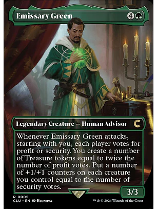 Emissary Green (Borderless) | Inglés | NM | CLU