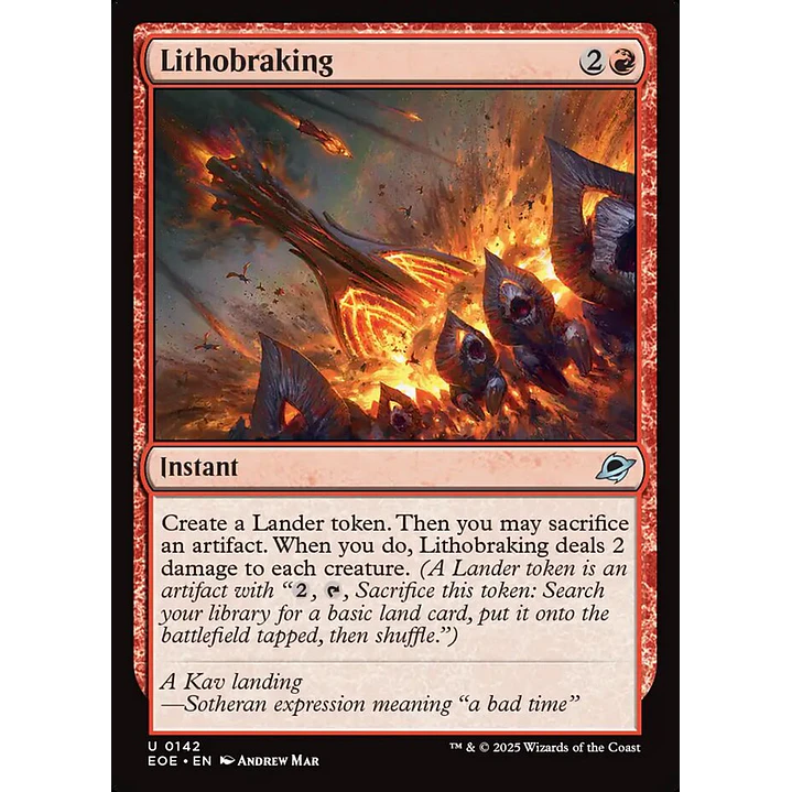 Lithobraking (foil) | Inglés | NM | EOE 1