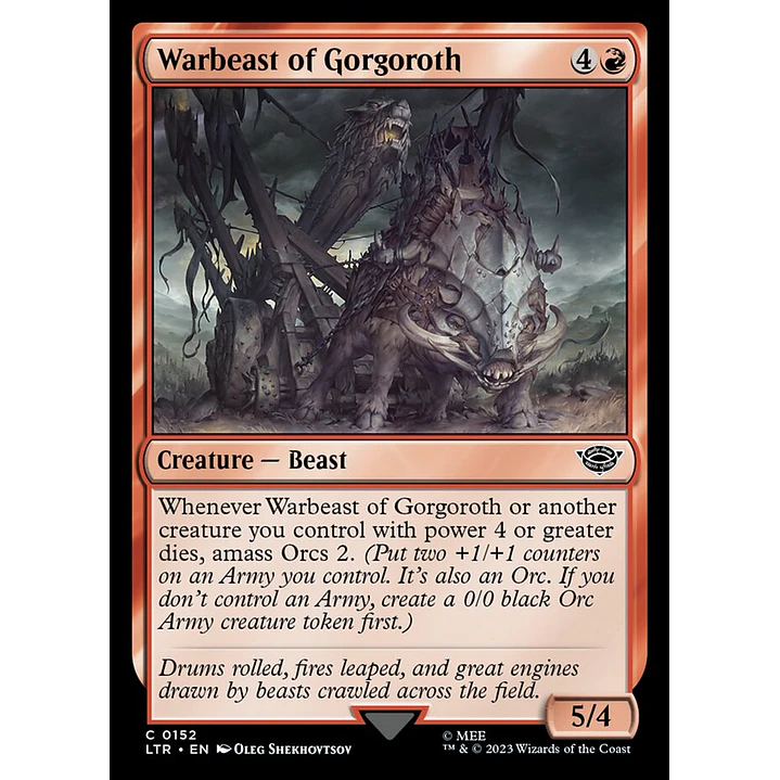 Warbeast of Gorgoroth | Inglés | NM | LTR 1