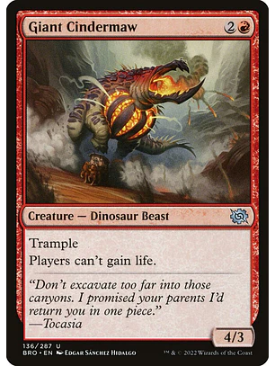 Giant Cindermaw | Inglés | NM | BRO