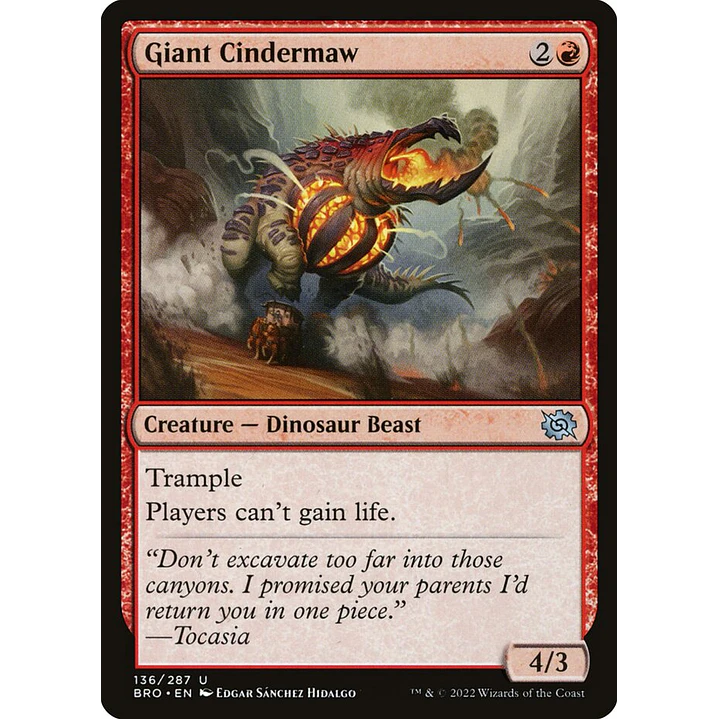 Giant Cindermaw | Inglés | NM | BRO 1