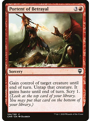 Portent of Betrayal | Inglés | NM | CMR