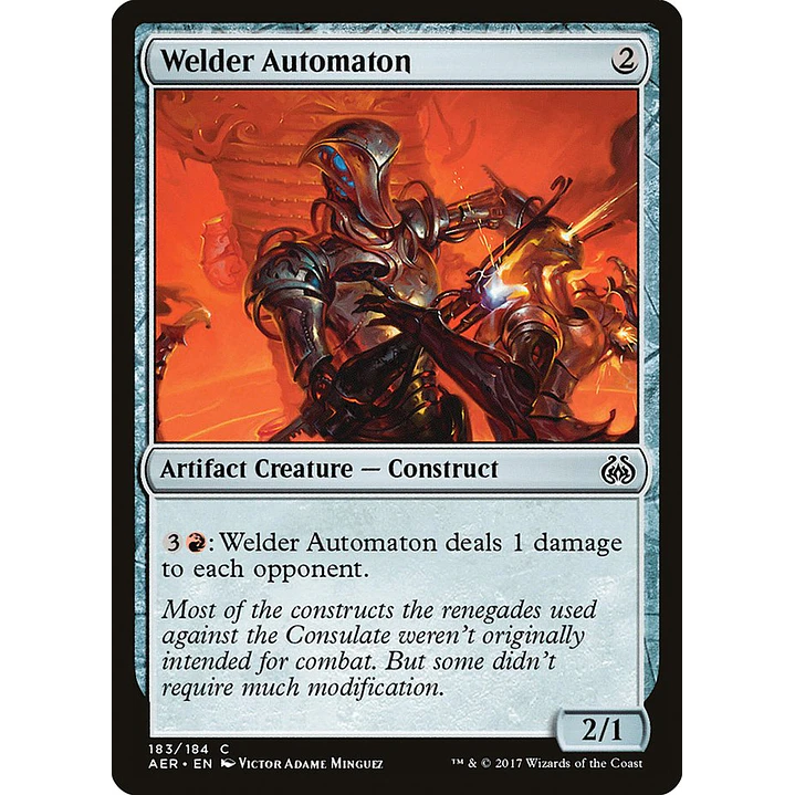 Welder Automaton | Español | NM | AER 1