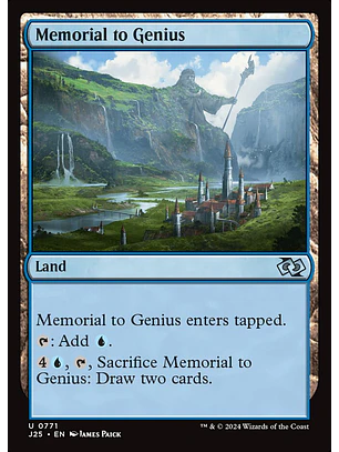 Memorial to Genius | Inglés | NM | J25