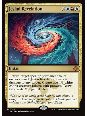 Jeskai Revelation | Inglés | NM | TDM