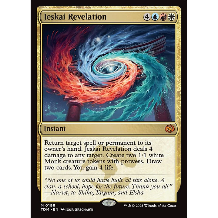 Jeskai Revelation | Inglés | NM | TDM 1