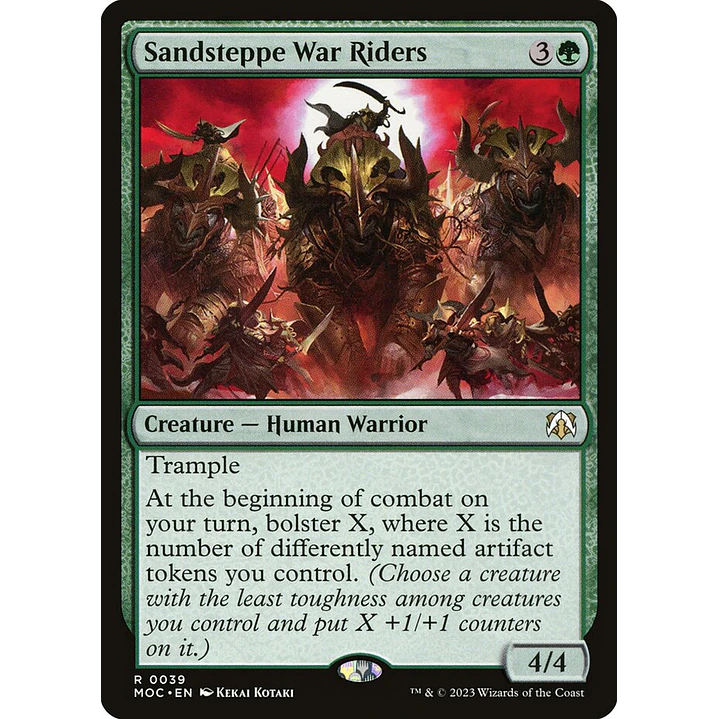 Sandsteppe War Riders | Inglés | NM | MOC 1