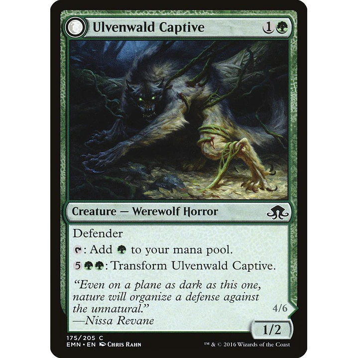 Ulvenwald Captive // Ulvenwald Abomination | Español | NM | EMN 1