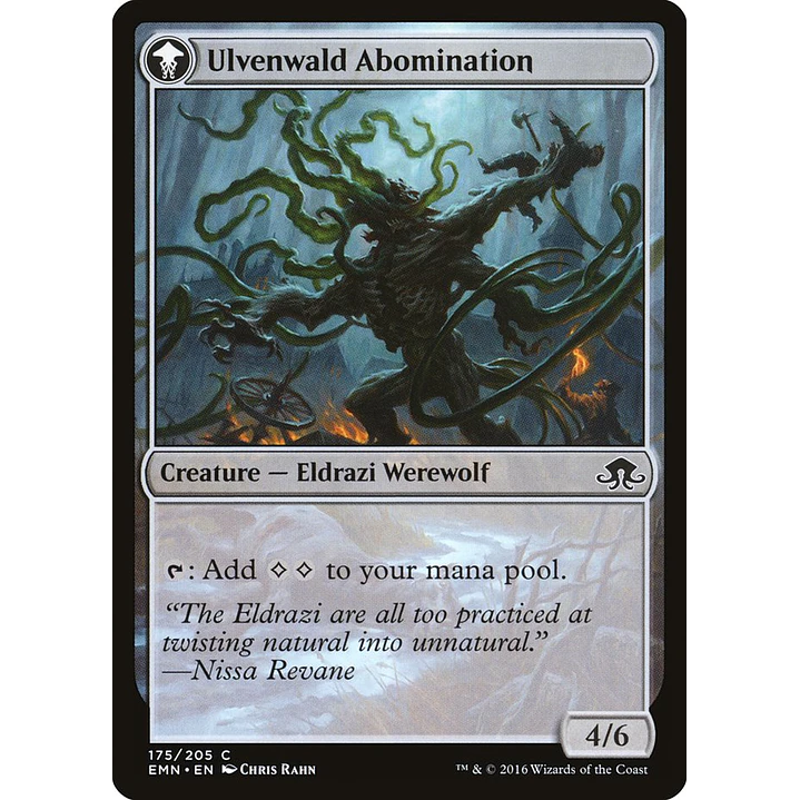 Ulvenwald Captive // Ulvenwald Abomination | Español | NM | EMN 2