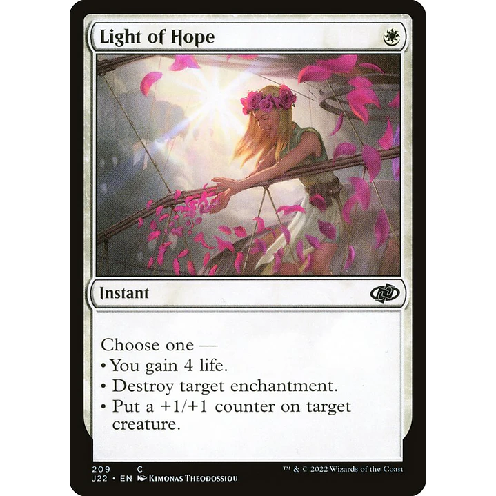 Light of Hope | Inglés | NM | J22 1