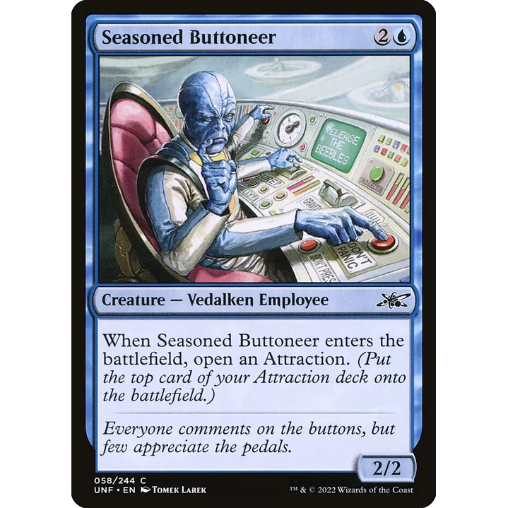 Seasoned Buttoneer | Inglés | NM | UNF 1