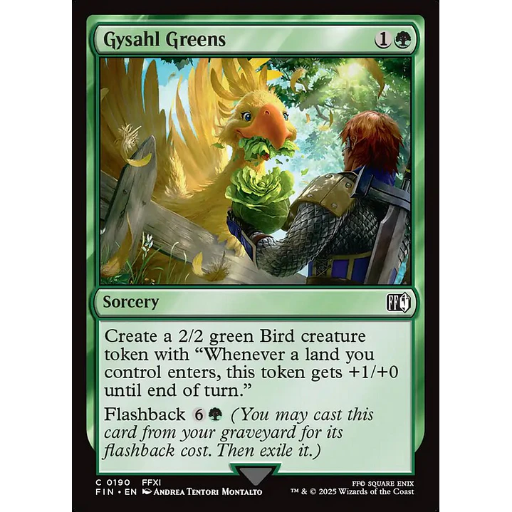 Gysahl Greens (foil) | Inglés | NM | FIN 1