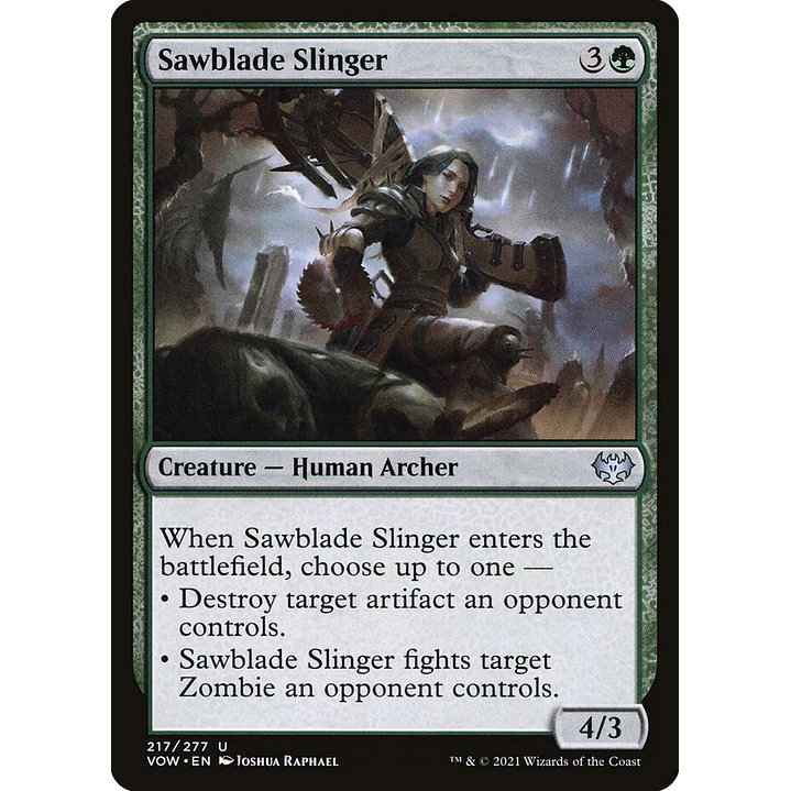 Sawblade Slinger | Español | NM | VOW 1