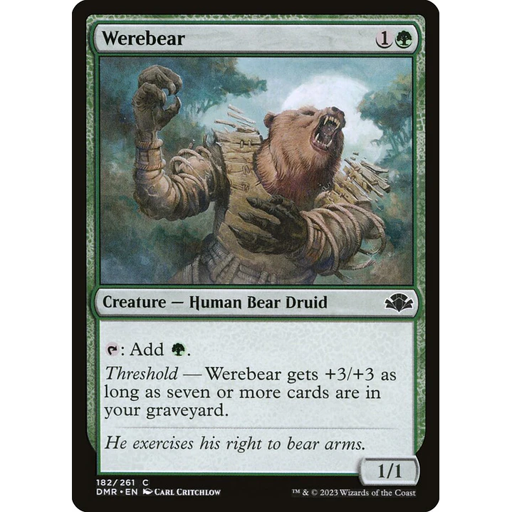 Werebear | Inglés | NM | DMR 1