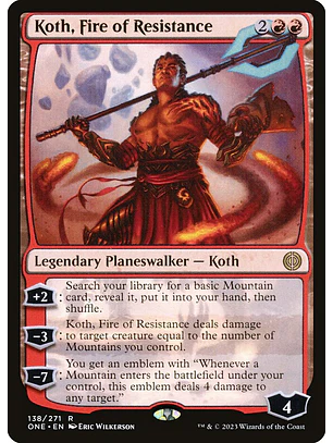 Koth, Fire of Resistance | Español | NM | ONE