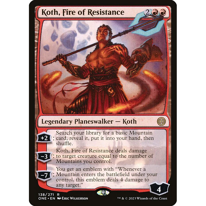 Koth, Fire of Resistance | Español | NM | ONE 1
