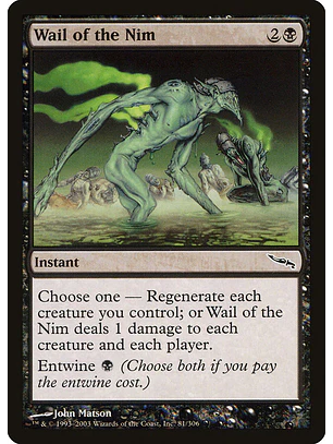 Wail of the Nim | Español | NM | MRD
