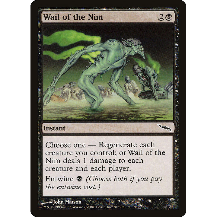 Wail of the Nim | Español | NM | MRD 1
