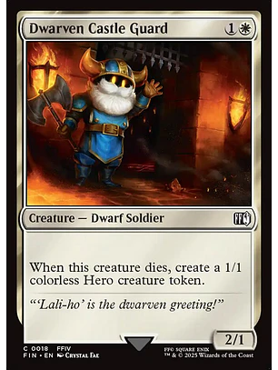 Dwarven Castle Guard | Español | NM | FIN