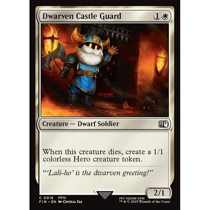 Dwarven Castle Guard | Español | NM | FIN 1