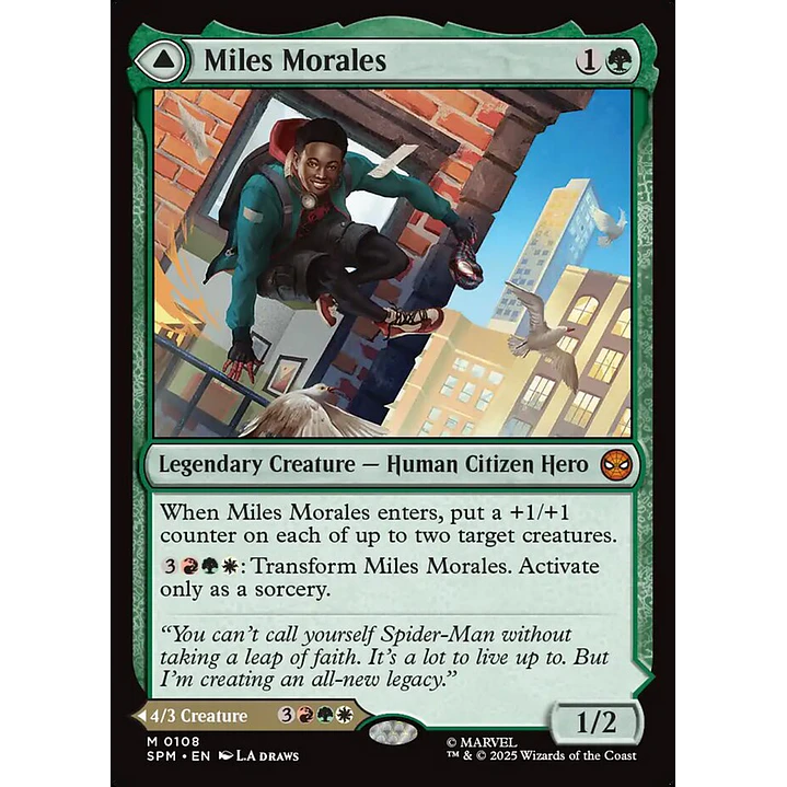 Miles Morales // Ultimate Spider-Man | Inglés | NM | SPM 1