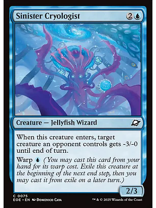 Sinister Cryologist (foil) | Inglés | NM | EOE