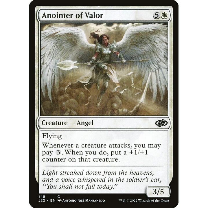 Anointer of Valor | Inglés | NM | J22 1