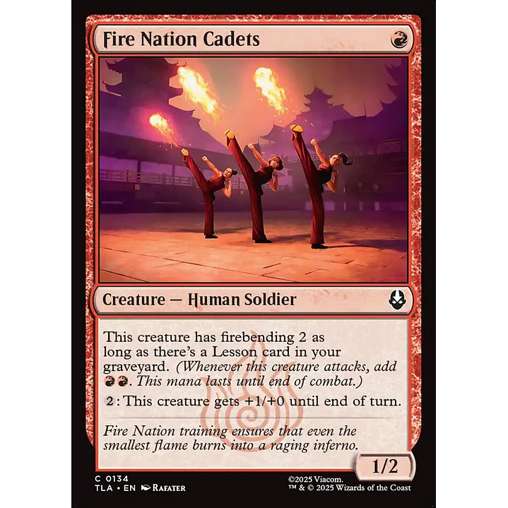 Fire Nation Cadets | Inglés | NM | TLA 1