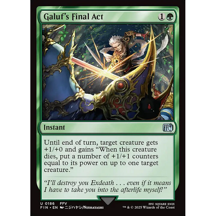 Galuf's Final Act | Inglés | NM | FIN 1