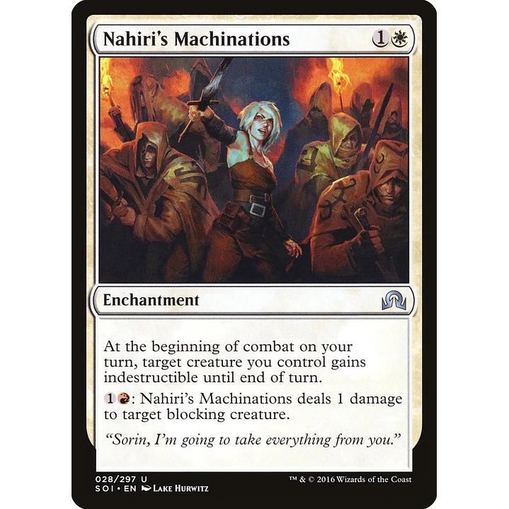 Nahiri's Machinations | Español | NM | SOI 1