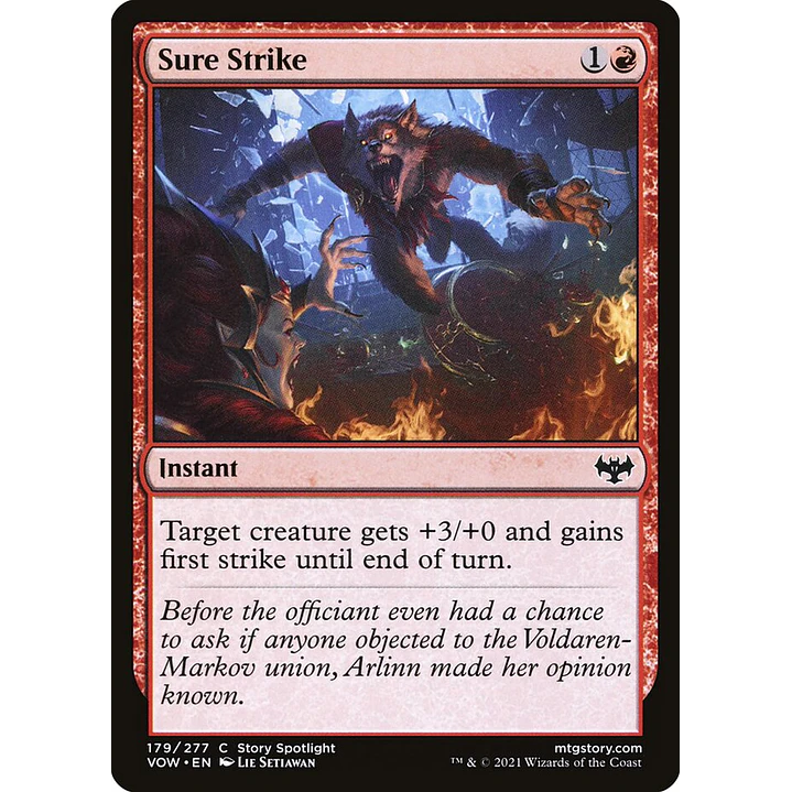 Sure Strike | Inglés | NM | VOW 1