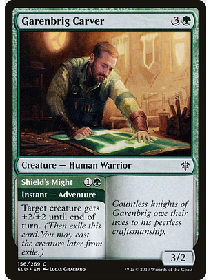 Garenbrig Carver // Shield's Might | Español | NM | ELD
