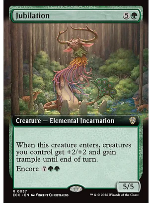 Jubilation (Extended Art) | Inglés | NM | ECC