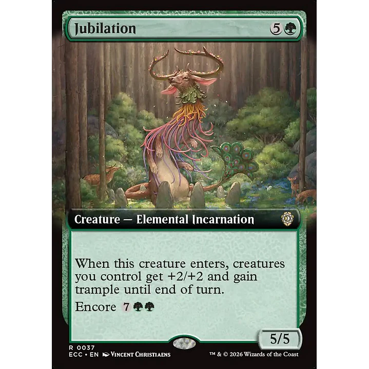 Jubilation (Extended Art) | Inglés | NM | ECC 1