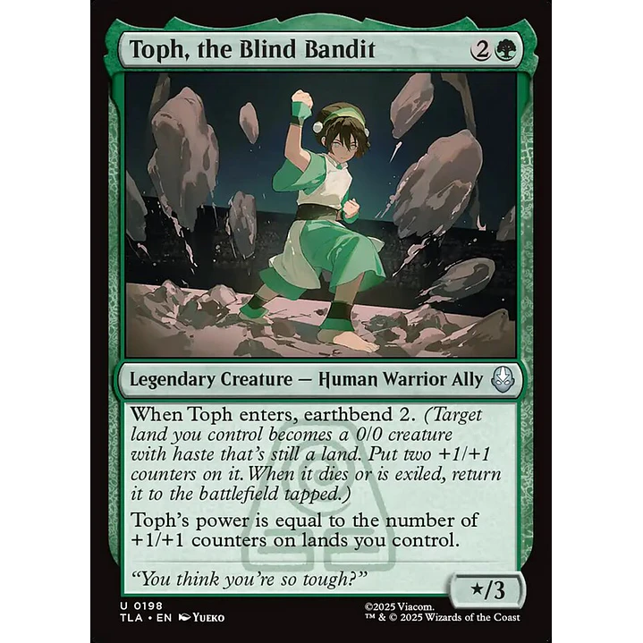 Toph, the Blind Bandit | Inglés | NM | TLA 1