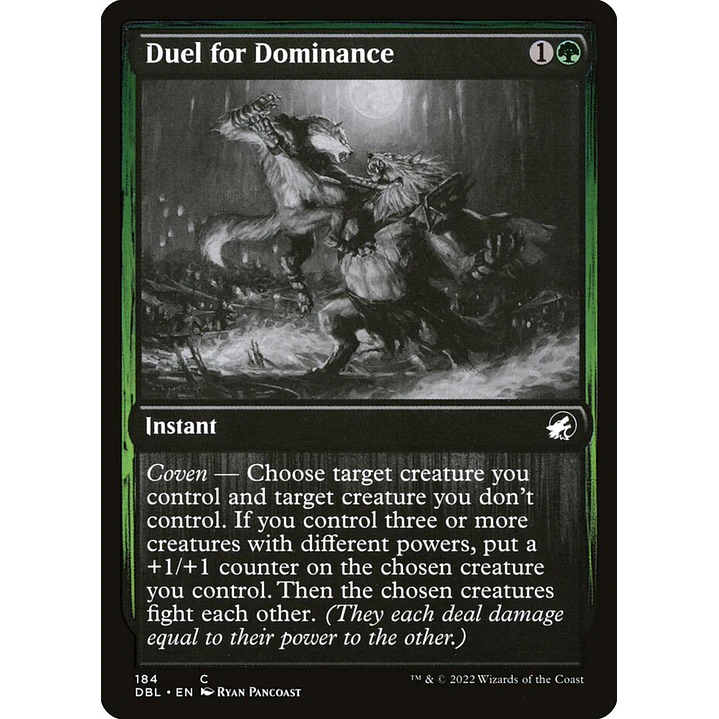 Duel for Dominance | Inglés | NM | DBL 1