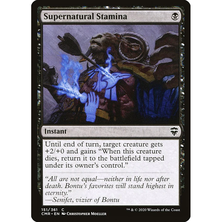 Supernatural Stamina | Inglés | NM | CMR 1